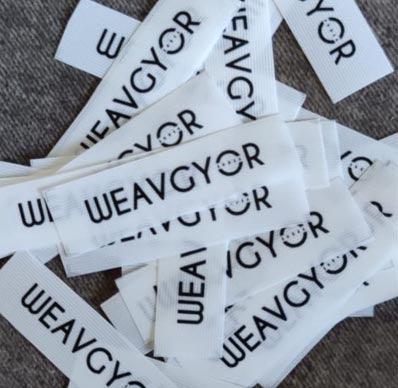Custom Sew On Fabric Labels for Clothing - Chatterbox Labels - Clothing Labels