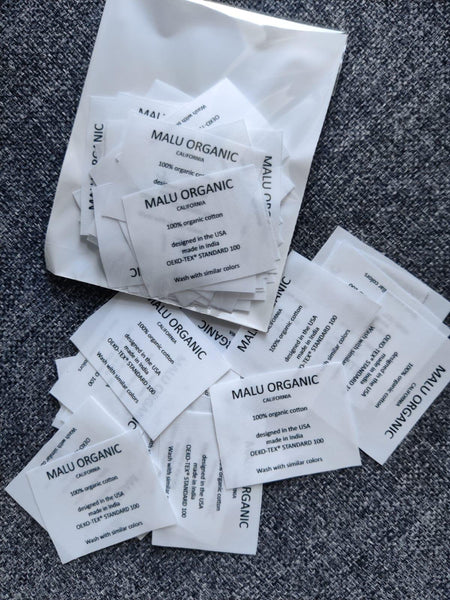 Custom Sew On Fabric Labels for Clothing - Chatterbox Labels - Clothing Labels