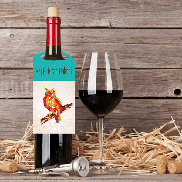 Wine Bottle Neck Tag - Golden Nightwatch - Set of 10 - Chatterbox Labels - Wine Gifting