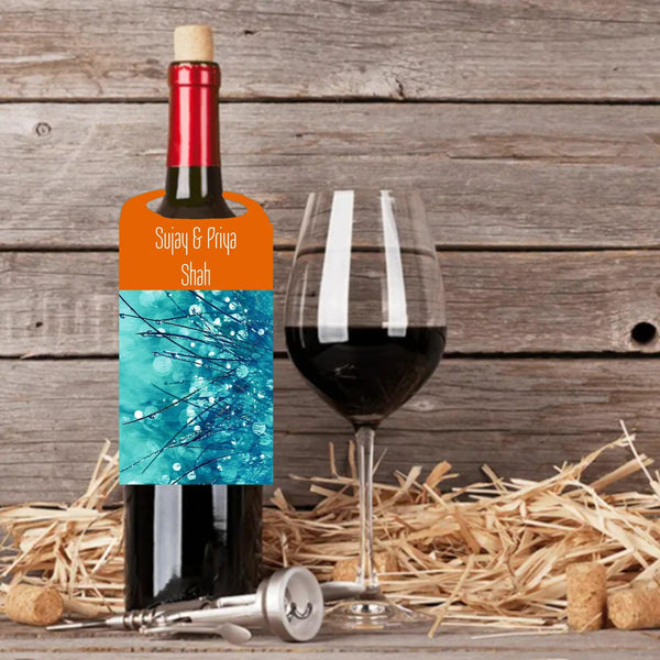 Wine Bottle Neck Tag - Midnight Dew - Set of 10 - Chatterbox Labels - Wine Gifting
