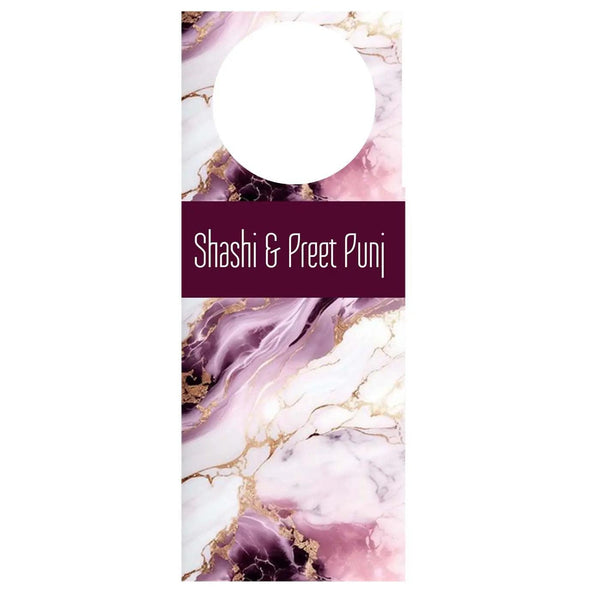 Wine Bottle Neck Tag - Pink Marble - Set of 10 - Chatterbox Labels - Wine Gifting