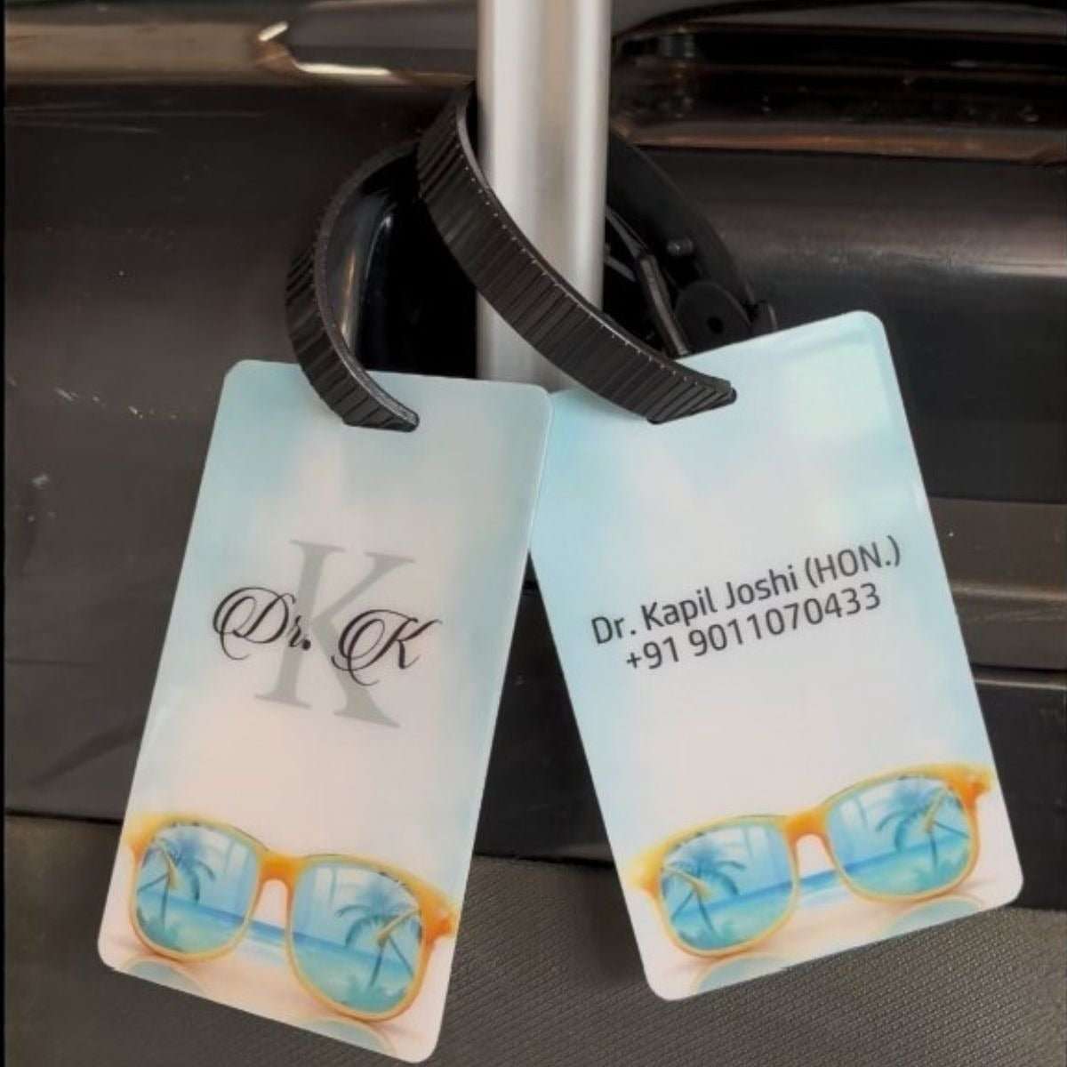 Personalized Luggage Tags - Shades of Summer - Chatterbox Labels - Luggage Tags