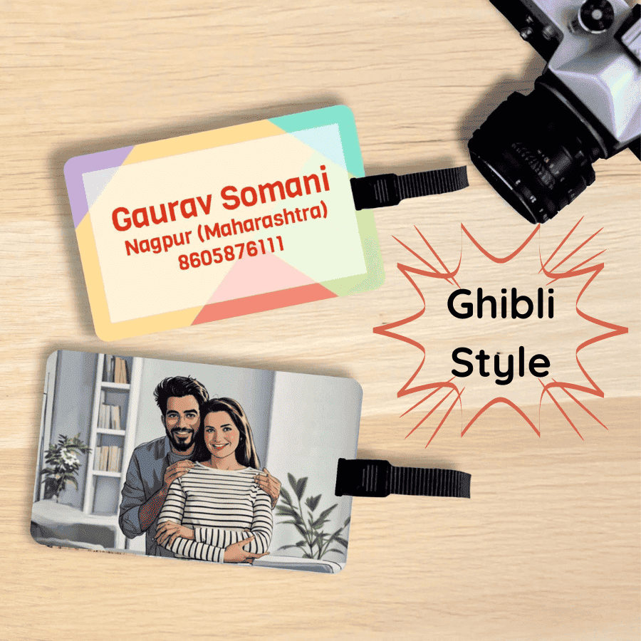 Personalised Luggage Tags with Photo or Logo - Chatterbox Labels - Bag Tags