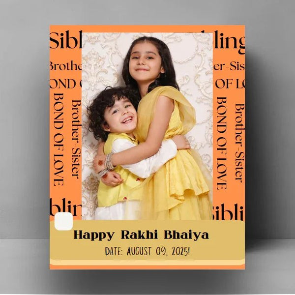 Personalised Photobook - Siblings Bond - Rakhi Edition - Chatterbox Labels - Photobook