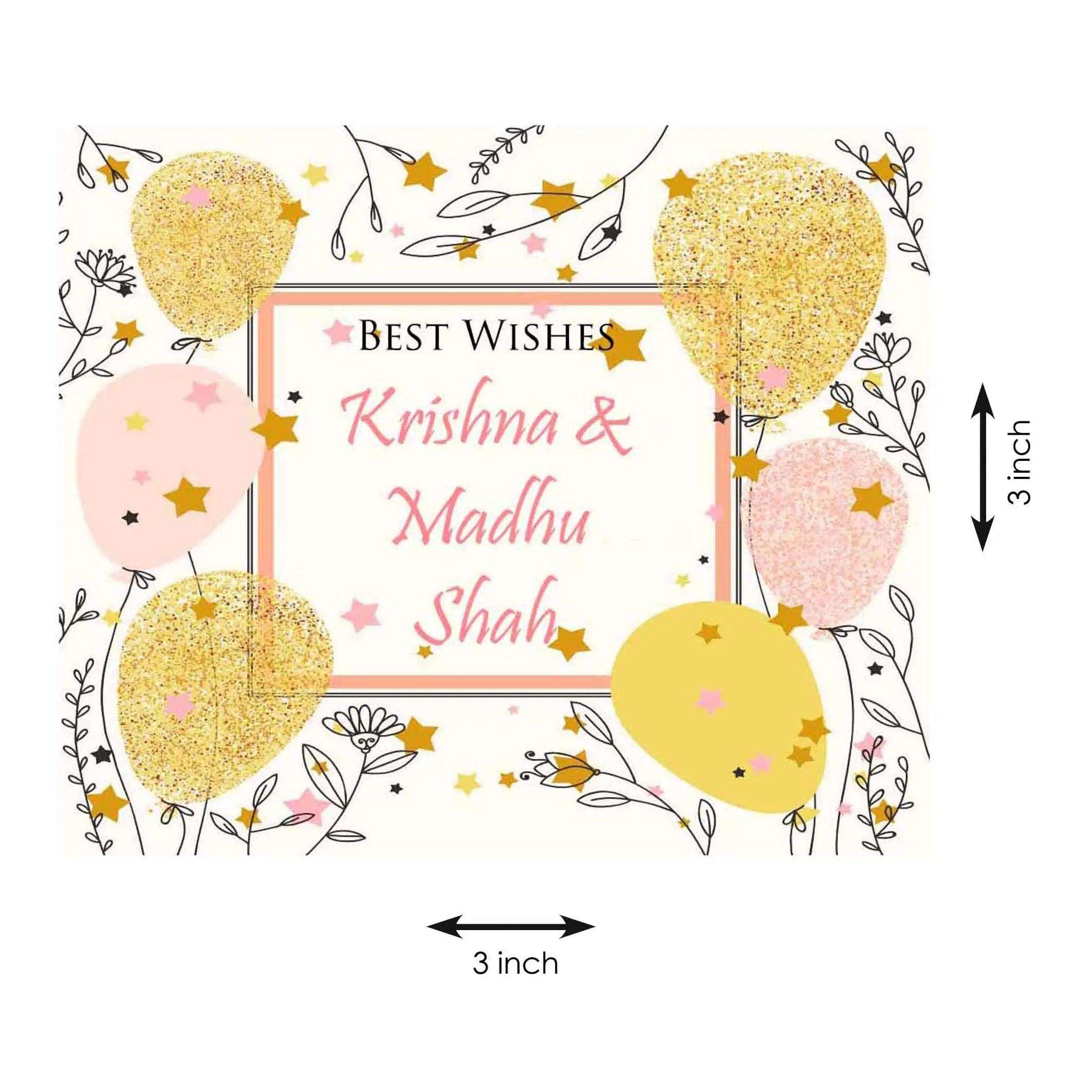 Gift tags / Gift Stickers - Balloons