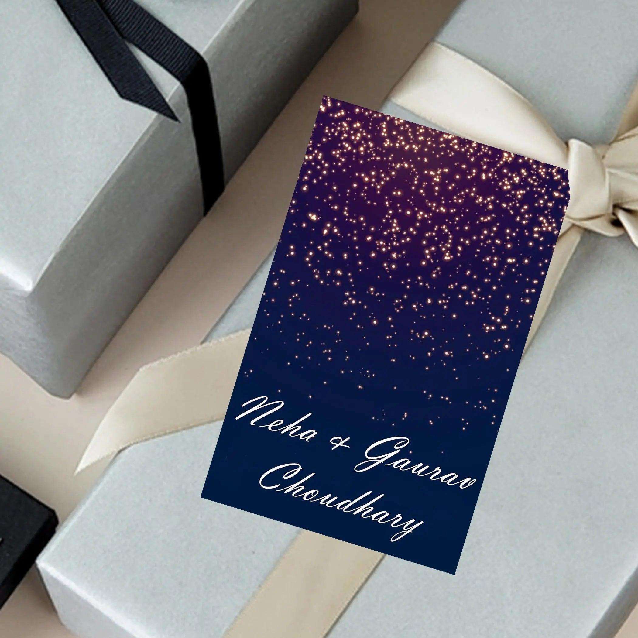 Gift tags / Gift Stickers - Indigo - Chatterbox Labels - Gift Tags