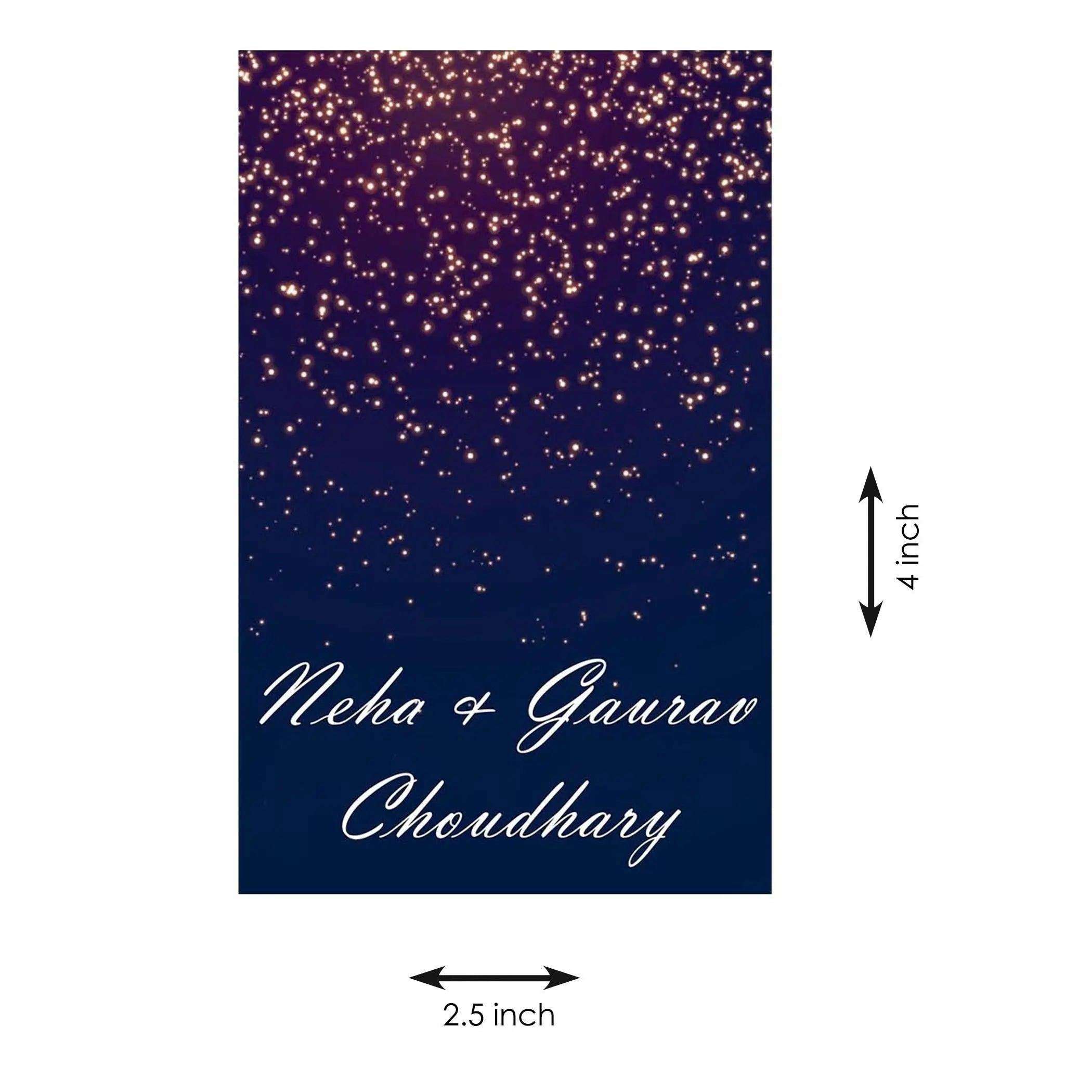 Gift tags / Gift Stickers - Indigo