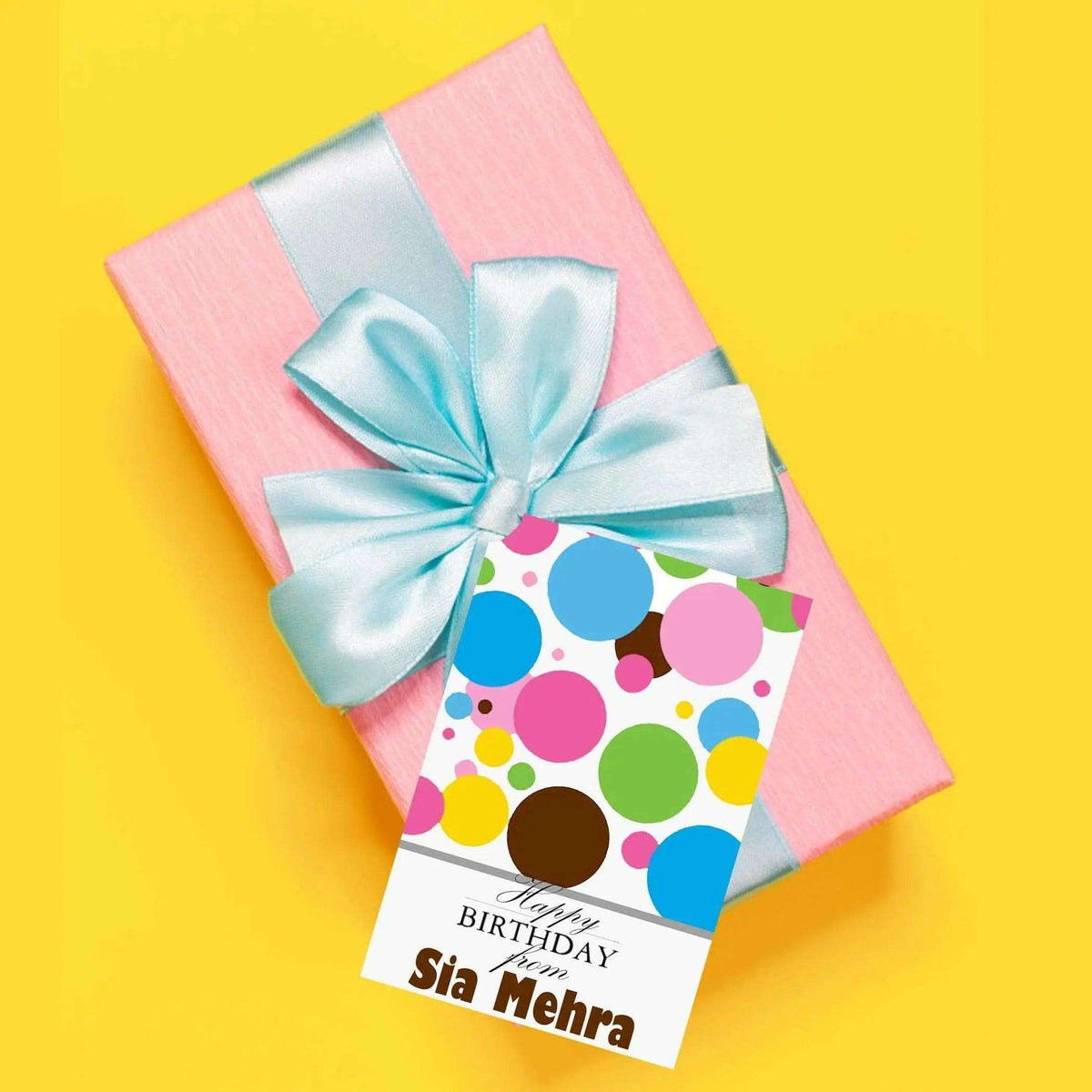 Gift tags / Gift Stickers - Pink Polka Dots - Chatterbox Labels - Gift Tags