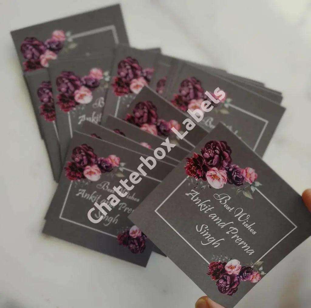 Gift tags / Gift Stickers - Sharp Grey - Chatterbox Labels - Gift Tags