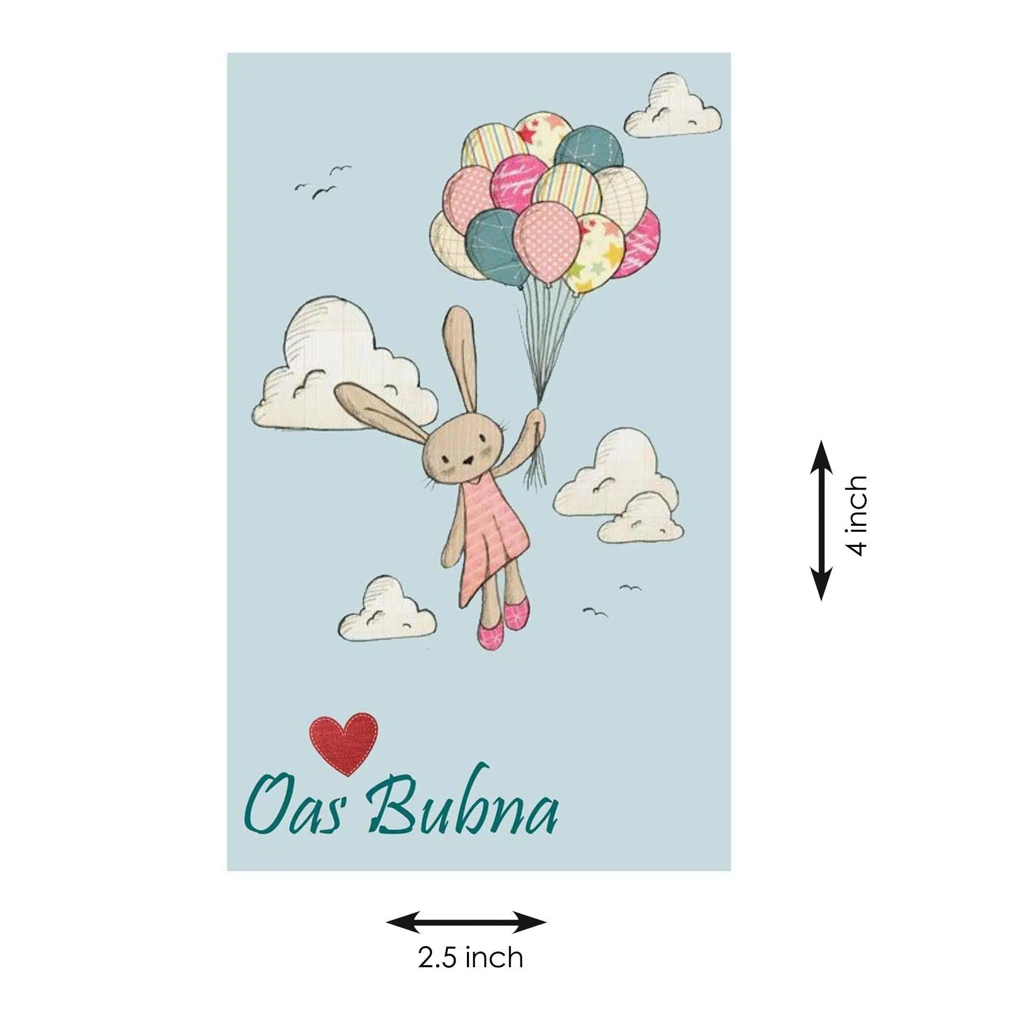 Gift tags / Gift Stickers - Vintage Bunny