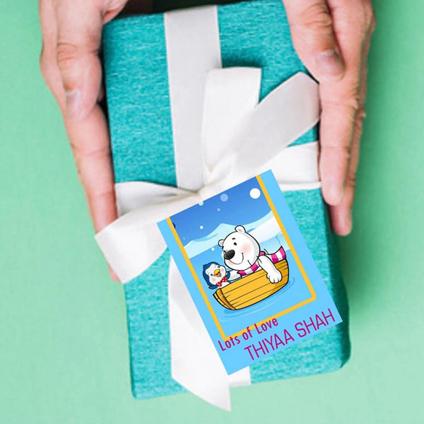 Gift tags / Gift Stickers - Penguin Theme - Chatterbox Labels - Gift Tags