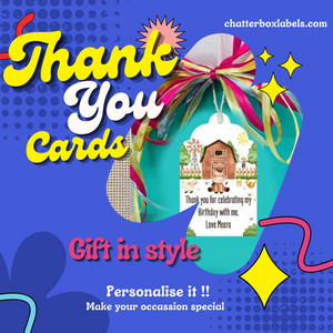 Thank You Cards - Chatterbox Labels