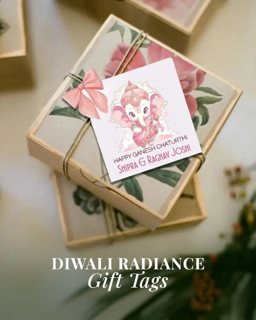 Happy Diwali Radiance Gift Tags