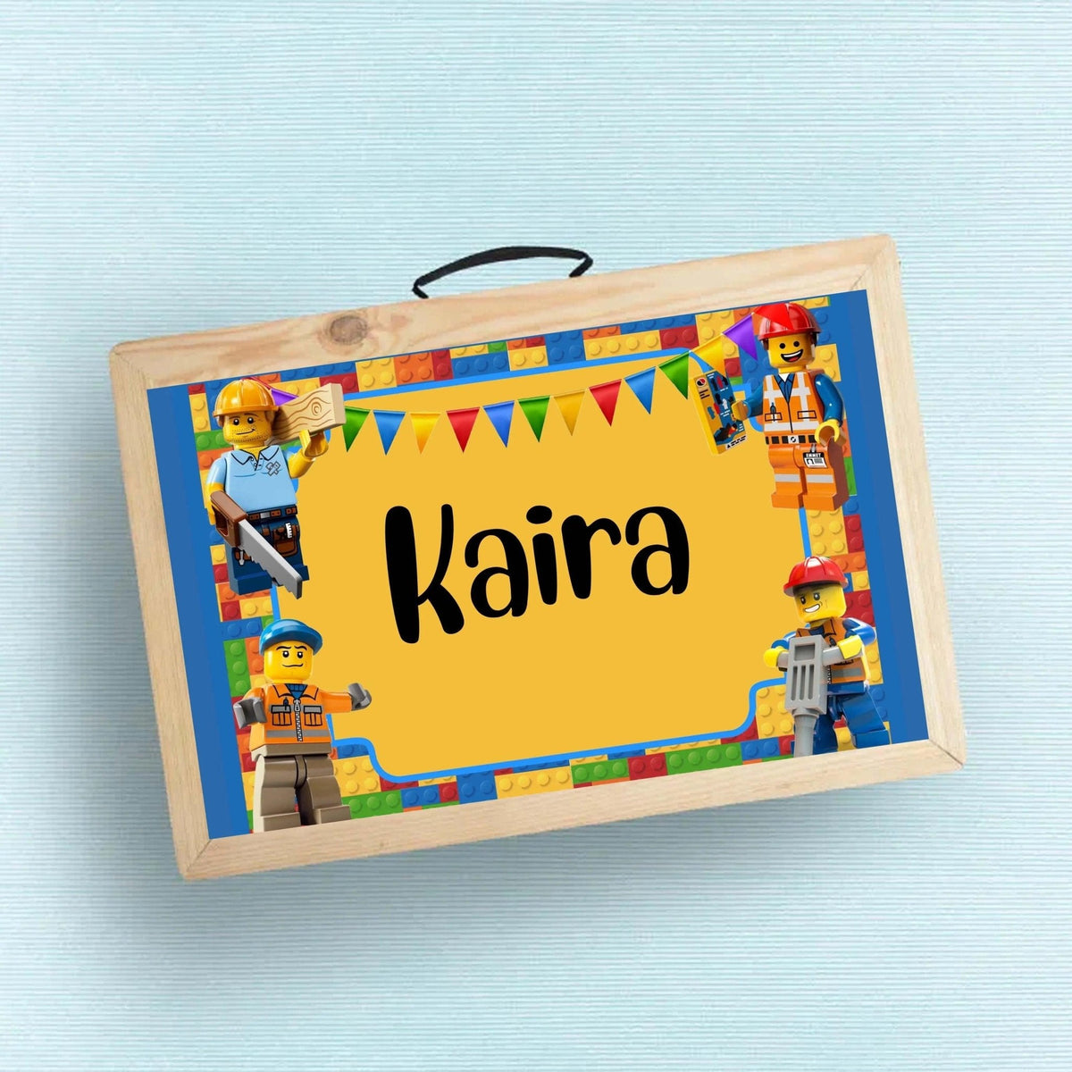 Custom Folding Wooden Table - Chatterbox Labels
