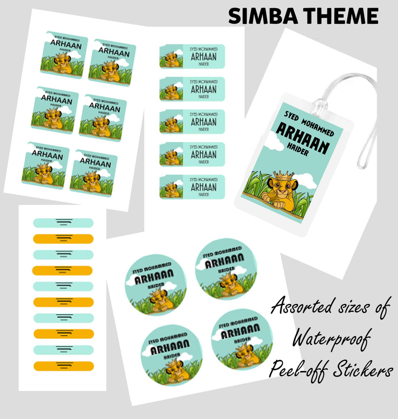 Assorted Shapes Labels Set - 26 Pieces