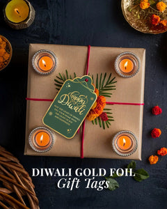 Diwali Gold Foil Gift Tags - Chatterbox Labels