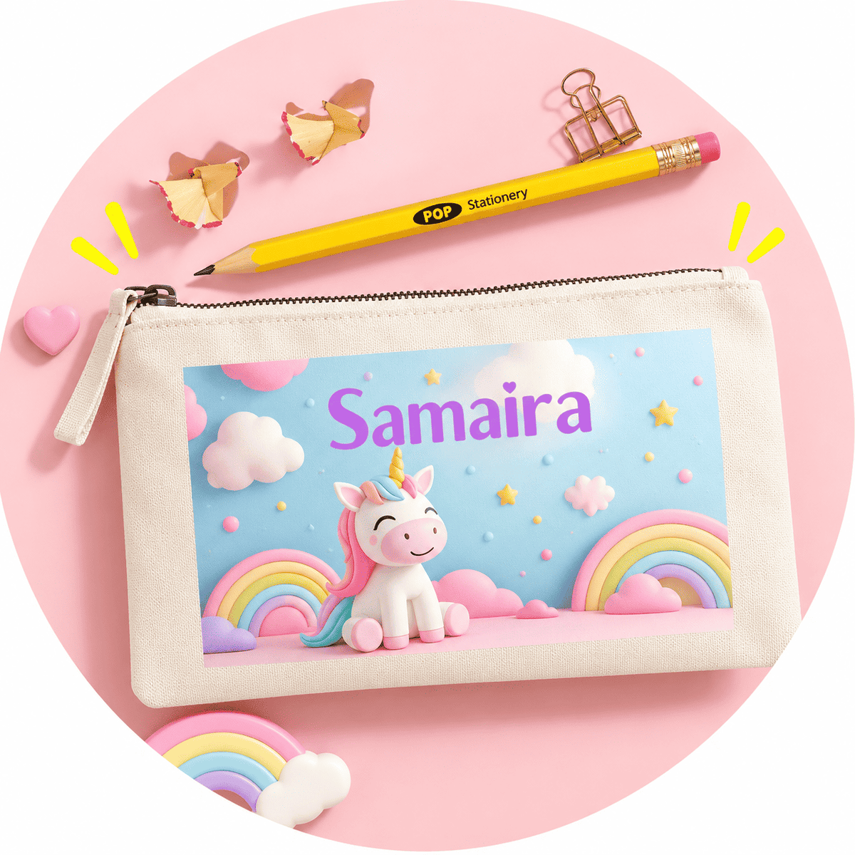 Custom Pencil Pouch - Chatterbox Labels