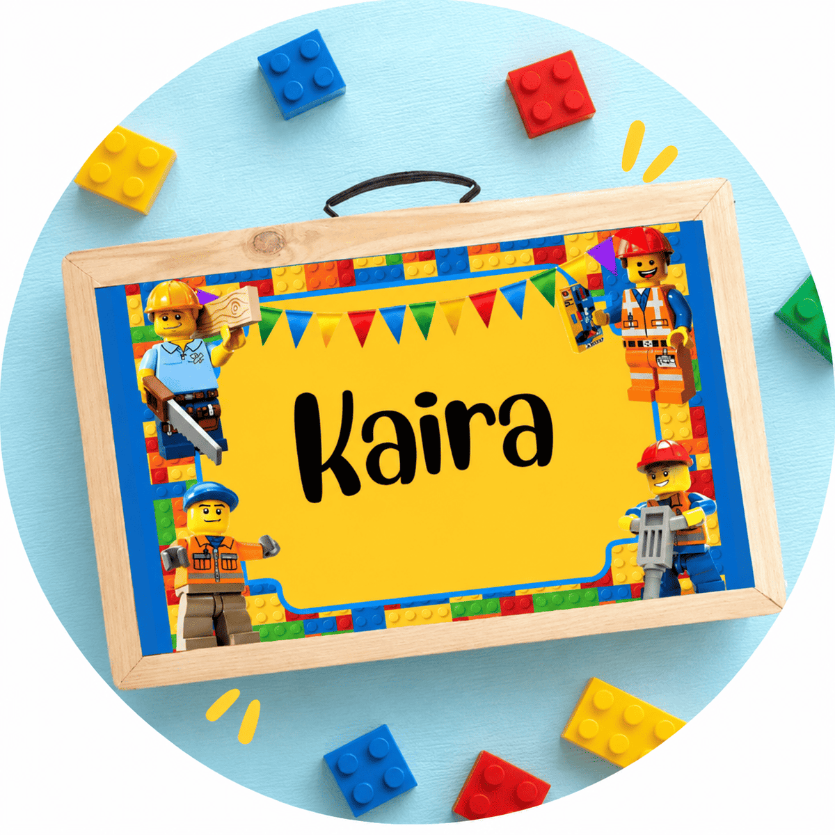 Custom Folding Wooden Table - Chatterbox Labels