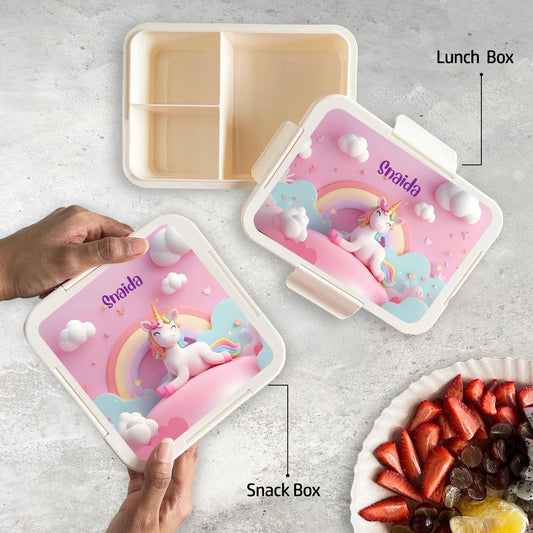 Return Gift - Custom Lunch Box and Snack Box - Chatterbox Labels - Lunch Box