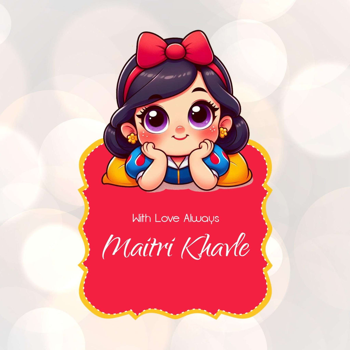 Die - Cut Gift Tags/Gift Labels - Snow White Design - Chatterbox Labels - Gift Tags