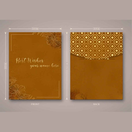 Luxe Gold Foil Money Envelopes -Golden Prestige