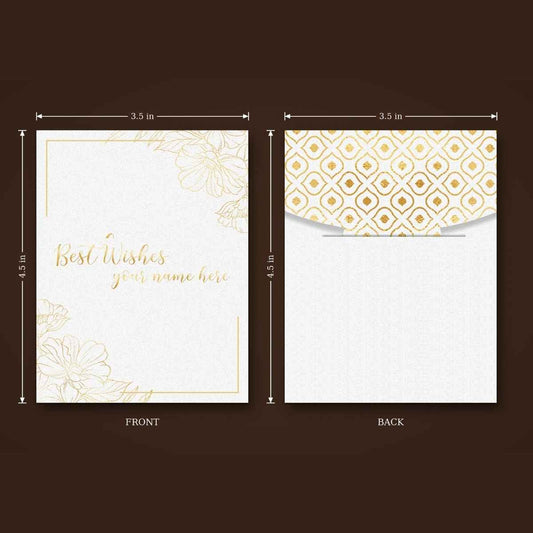 Luxe Gold Foil Money Envelopes - Golden Elegance