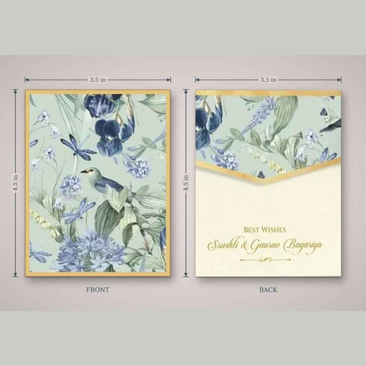 Luxe Gold Foil Money Envelopes - Green Meadow