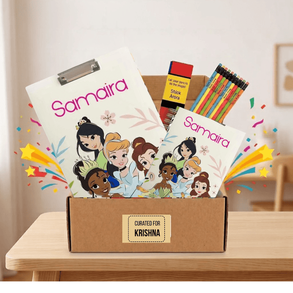 Smarty Pants Rakhi Gift Box - Examboard, Notebook & Doms Pencils - Chatterbox Labels-