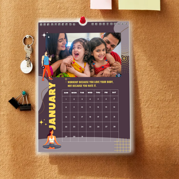 Personalised Photo Calendar Chatterbox Labels