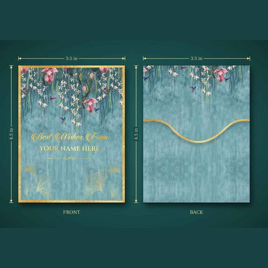 Luxe Gold Foil Money Envelopes -Royal Blooms