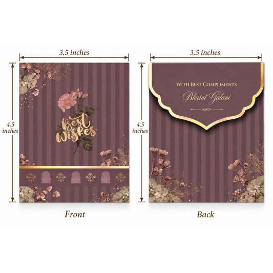Luxe Gold Foil Money Envelopes - Aesthetic Rose