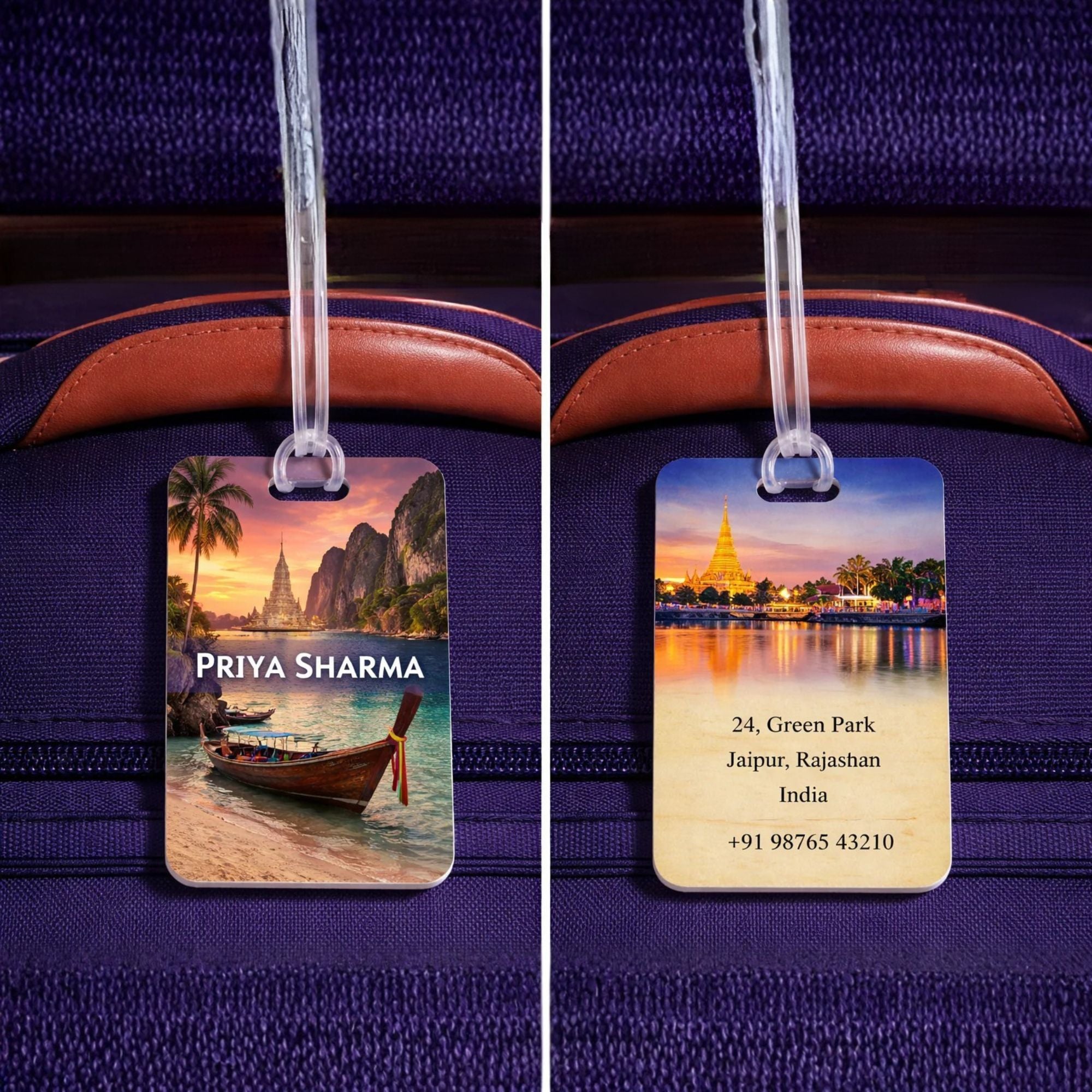Personalised Luggage Tags - Thailand Design