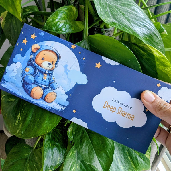 Personalised Money Envelopes - Baby Bear theme - Set of 20 - Chatterbox Labels - Envelopes