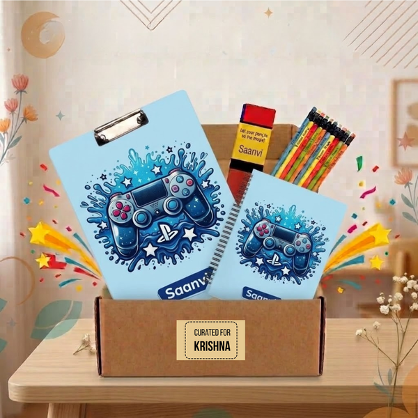 Smarty Pants Rakhi Gift Box - Examboard, Notebook & Doms Pencils - Chatterbox Labels-
