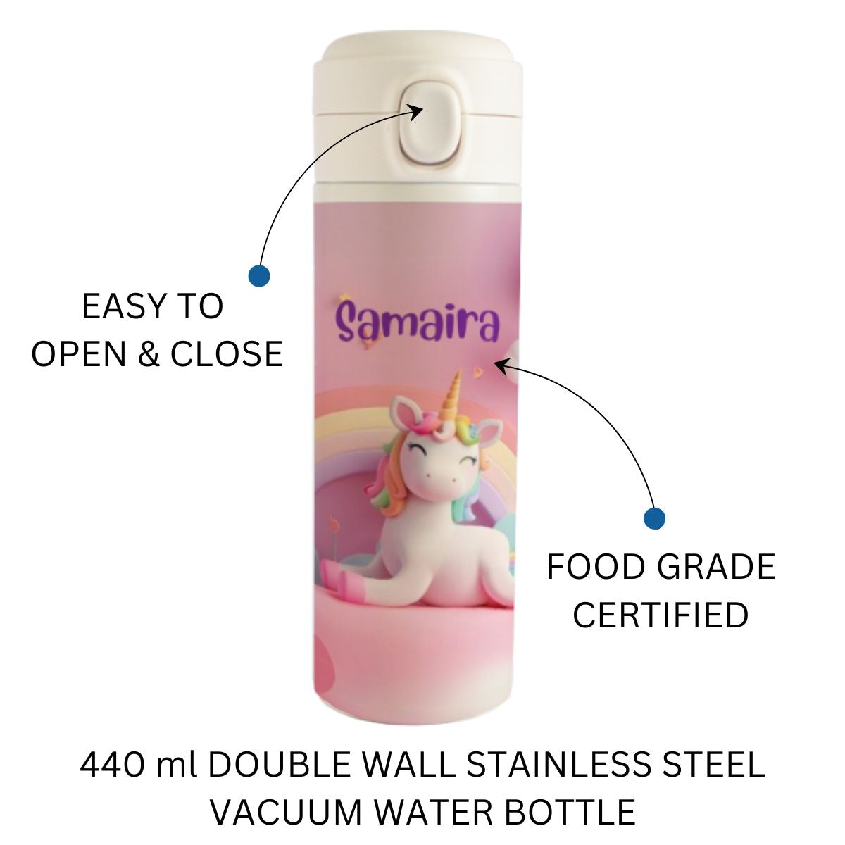 Personalised Water Bottle - Peppa's Drink (Copy) Chatterbox Labels