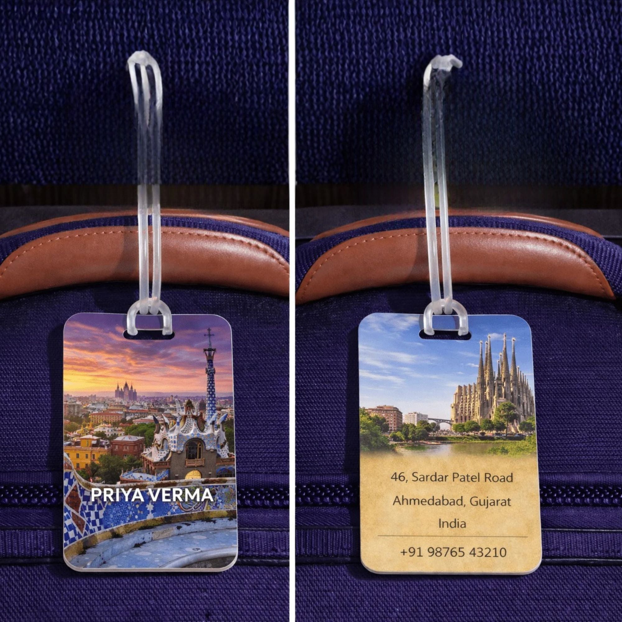 Personalised Luggage Tags - Spain Design