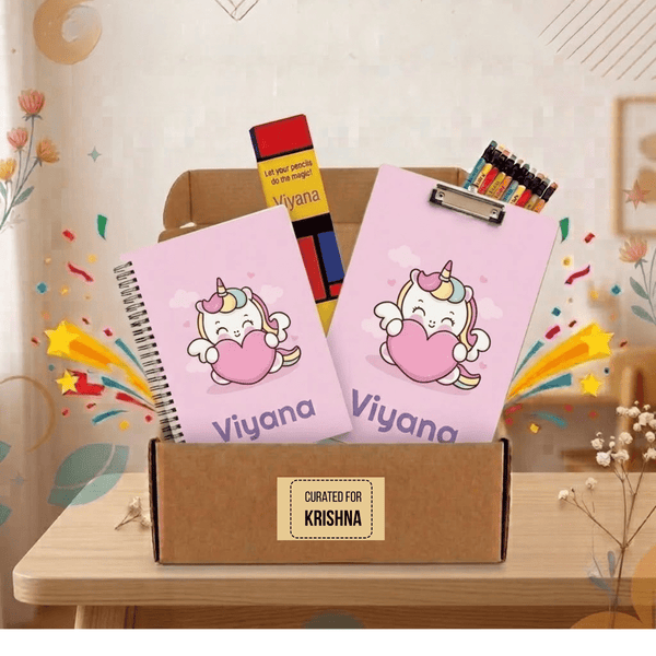 Smarty Pants Rakhi Gift Box - Examboard, Notebook & Doms Pencils - Chatterbox Labels-