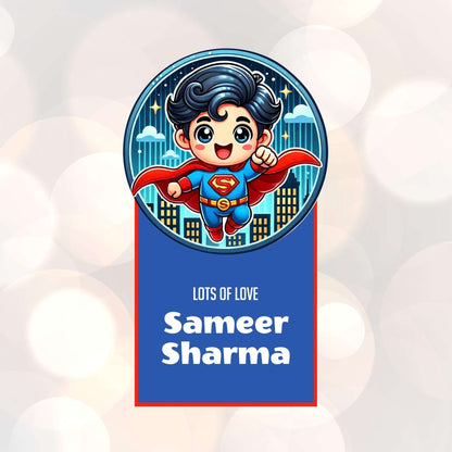 Die - Cut Gift Tags/Gift Labels - Superman Design - Chatterbox Labels - Gift Tags