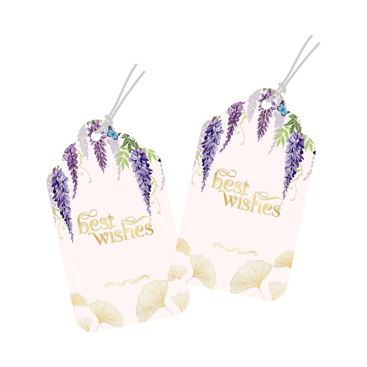 Luxe Personalized Gift Tags - Violet Elegance - Chatterbox Labels - Gift Tags