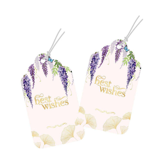 Luxe Personalized Gift Tags - Violet Elegance - Chatterbox Labels - Gift Tags