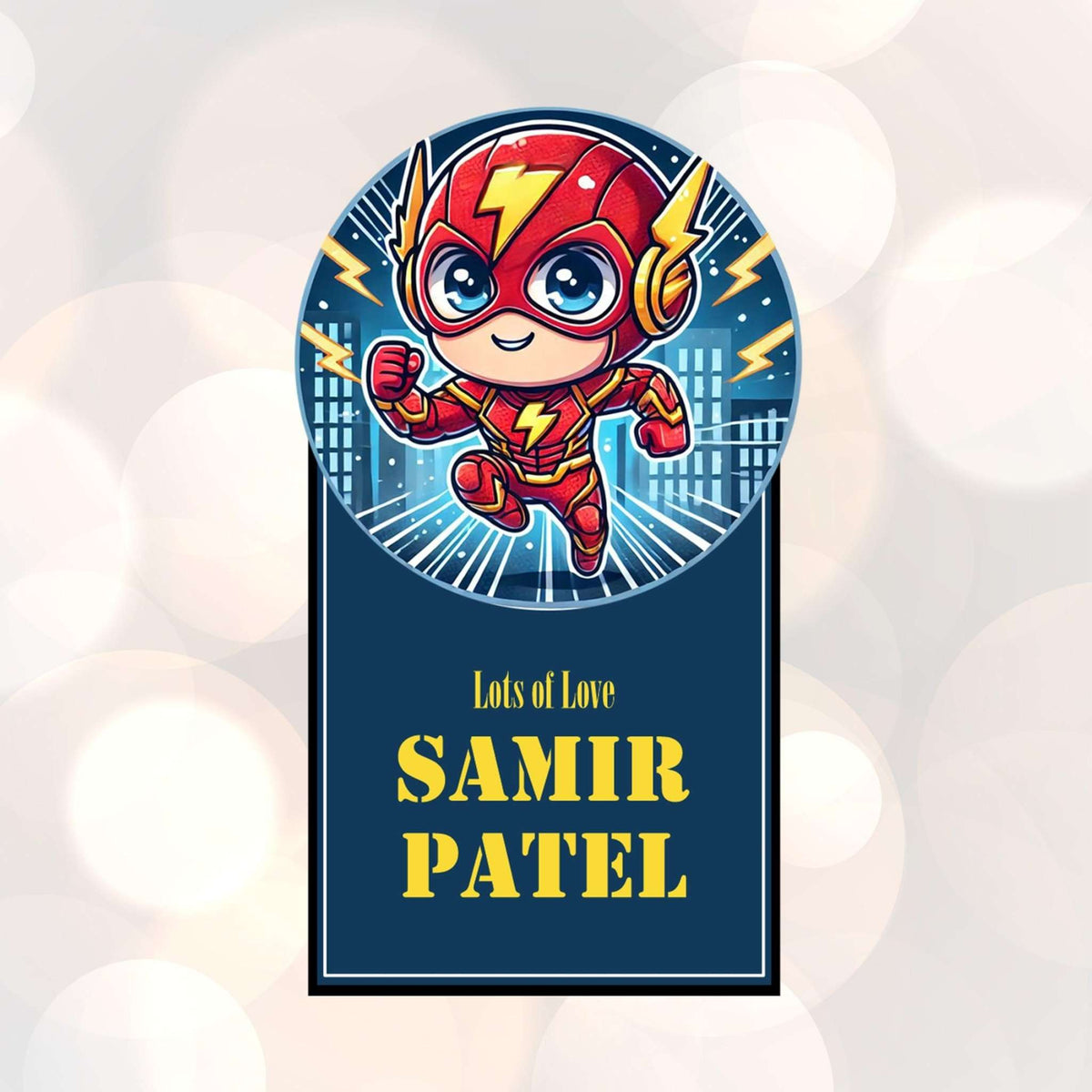 Die - Cut Gift Tags/Gift Labels - Ironman Design - Chatterbox Labels - Gift Tags