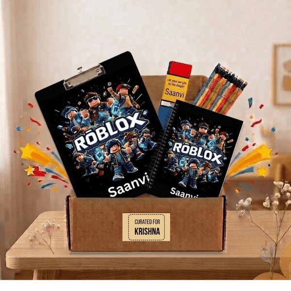 Smarty Pants Rakhi Gift Box - Examboard, Notebook & Doms Pencils - Chatterbox Labels-