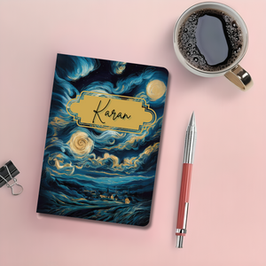 Personalised Notebook - A5 size - Lunar Dreams