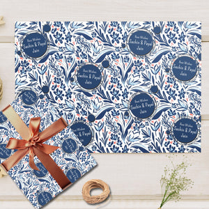 Custom Gift Wrapping Paper - Whispering Blossoms