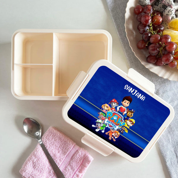Custom Snack Box & Lunch Box for kids - Paw Patrol Theme