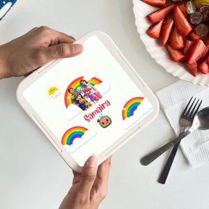 Custom Snack Box & Lunch Box for kids - Cocomelon Design