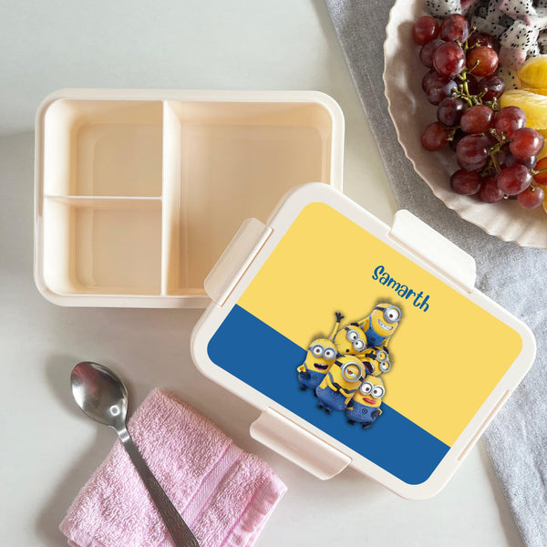 Custom Snack Box & Lunch Box for kids - Minion Design