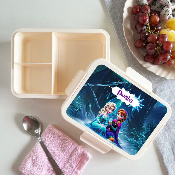 Custom Snack Box & Lunch Box for kids - Frozen Design