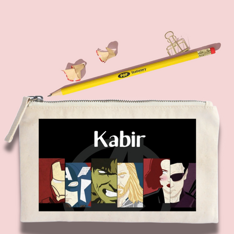 Custom Pencil Pouch - Avengers Assemble Pouch