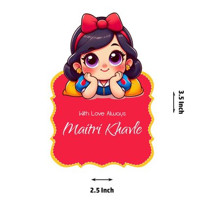 Die - Cut Gift Tags/Gift Labels - Snow White Design - Chatterbox Labels - Gift Tags